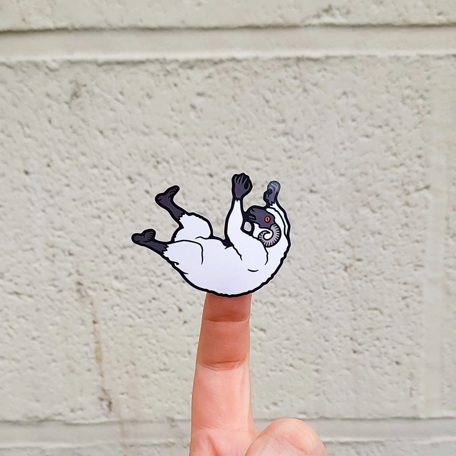 Catherine: Full Body - Falling Sheep Vinyl Sticker - Image 2