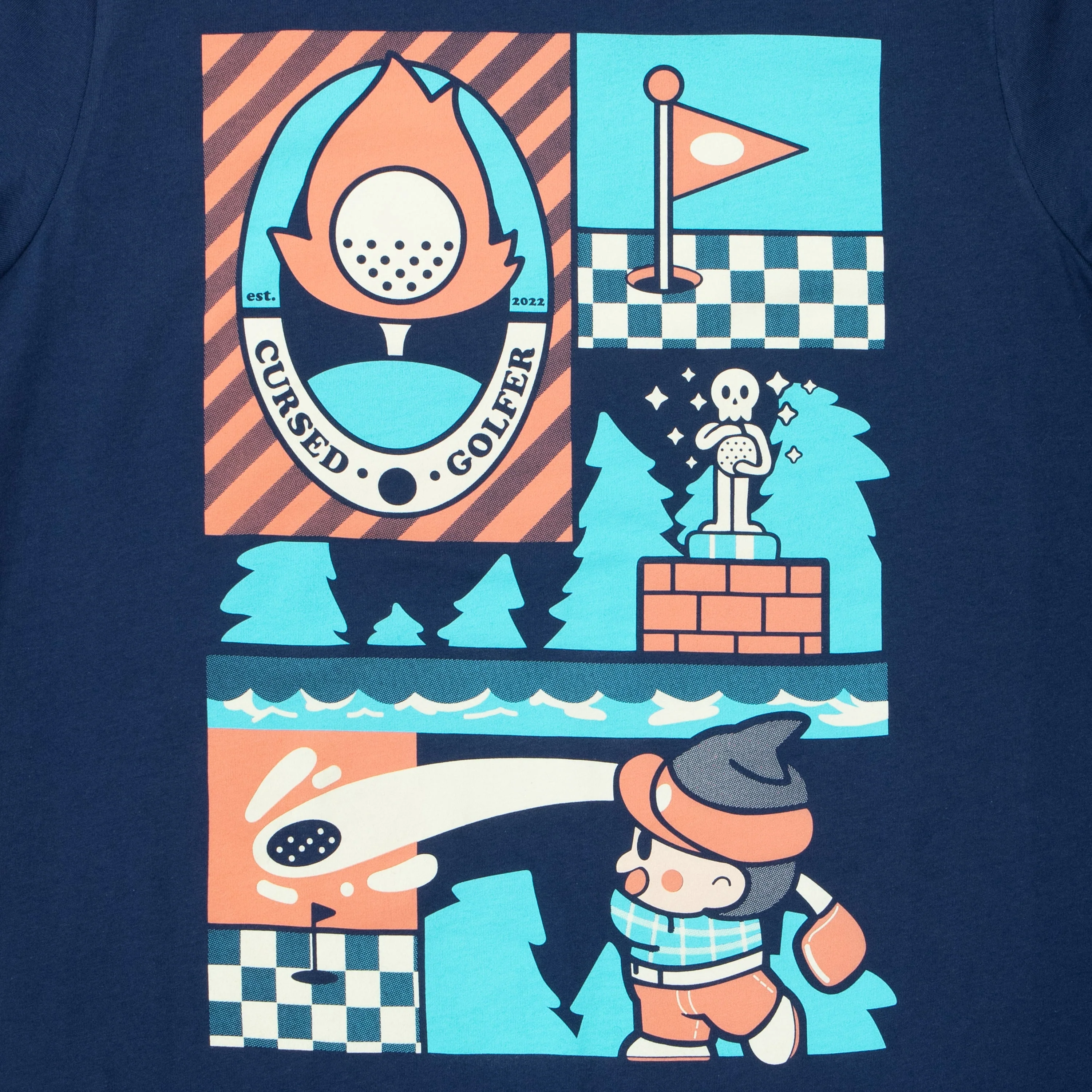 Cursed to Golf - Cursed Golfer Story Tee - Image 2