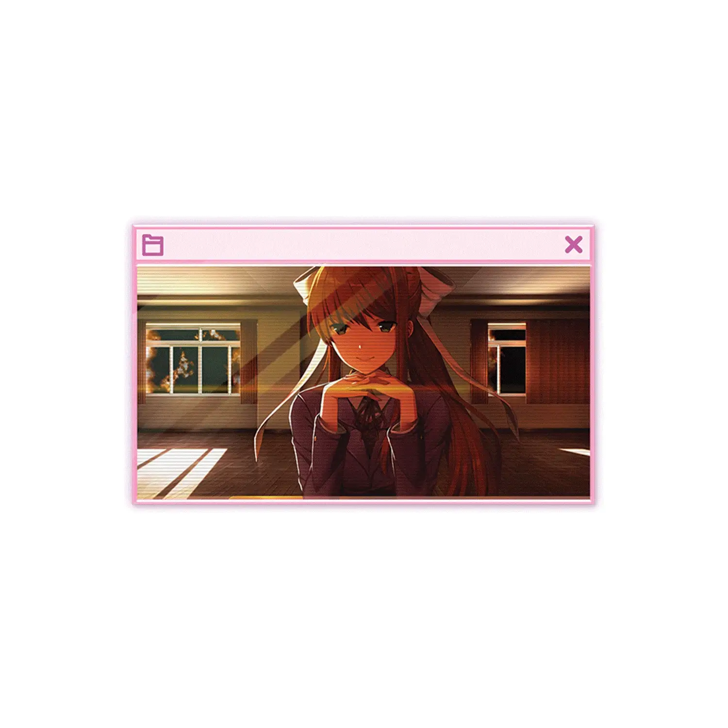 Doki Doki Literature Club - Window Lenticular Pins - Image 2