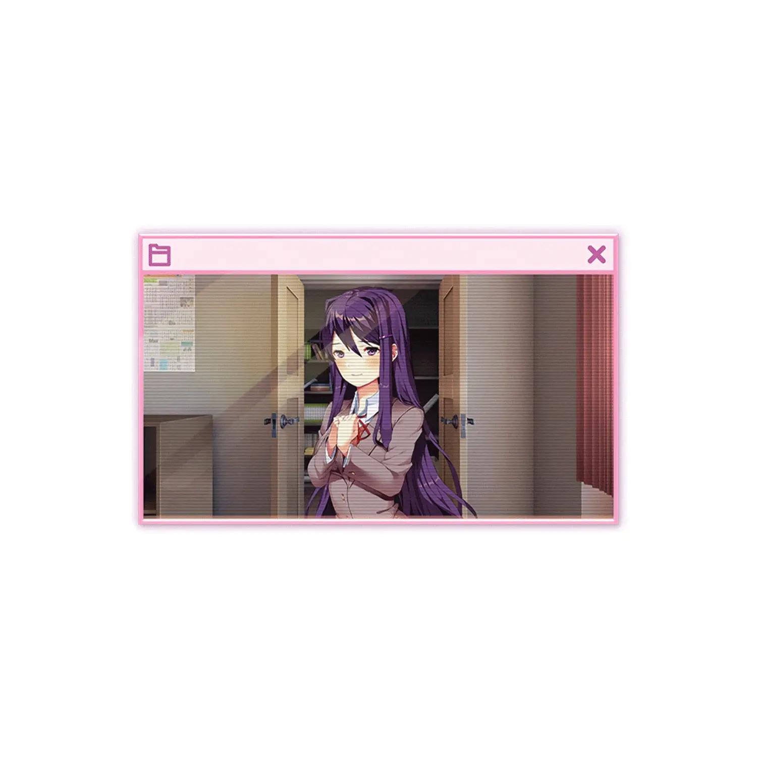 Doki Doki Literature Club - Window Lenticular Pins - Image 4