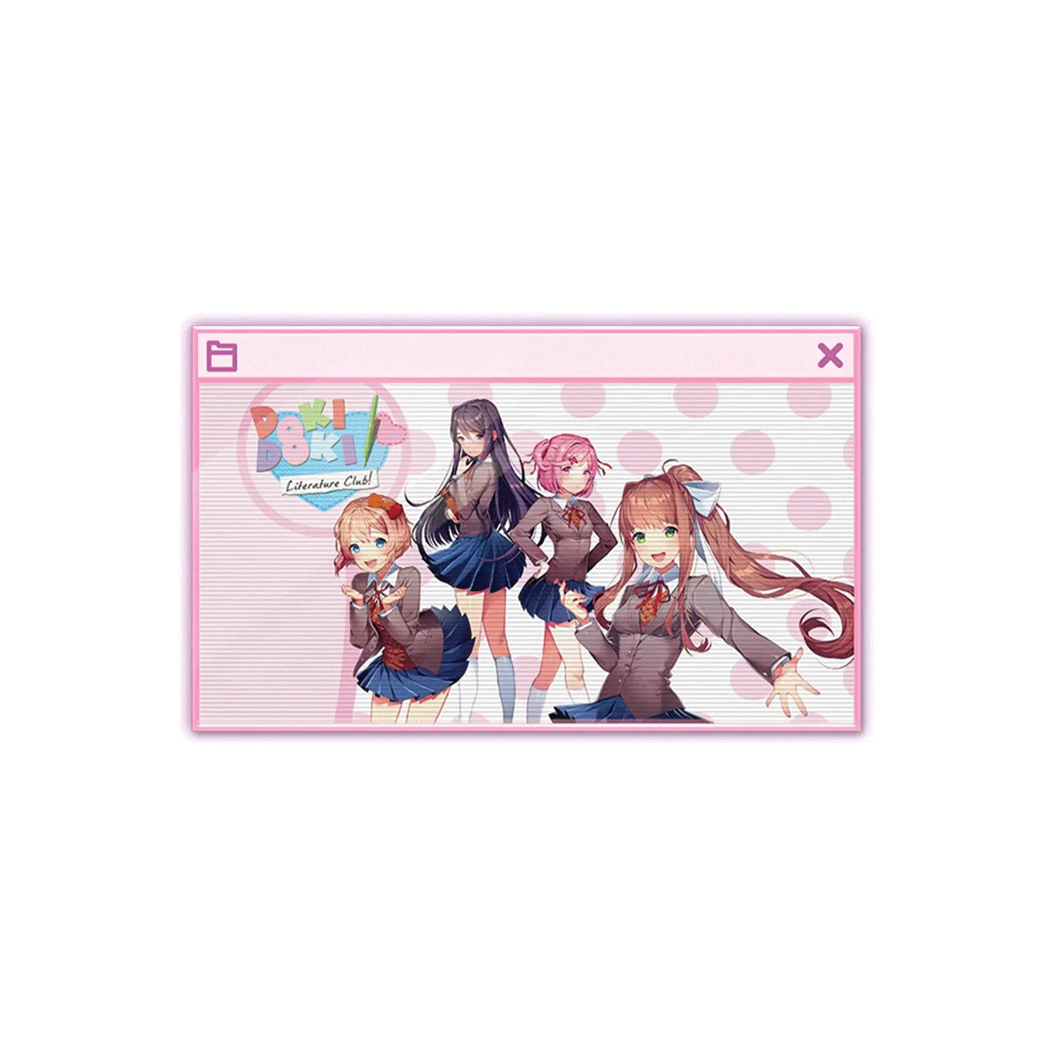 Doki Doki Literature Club - Window Lenticular Pins - Image 6