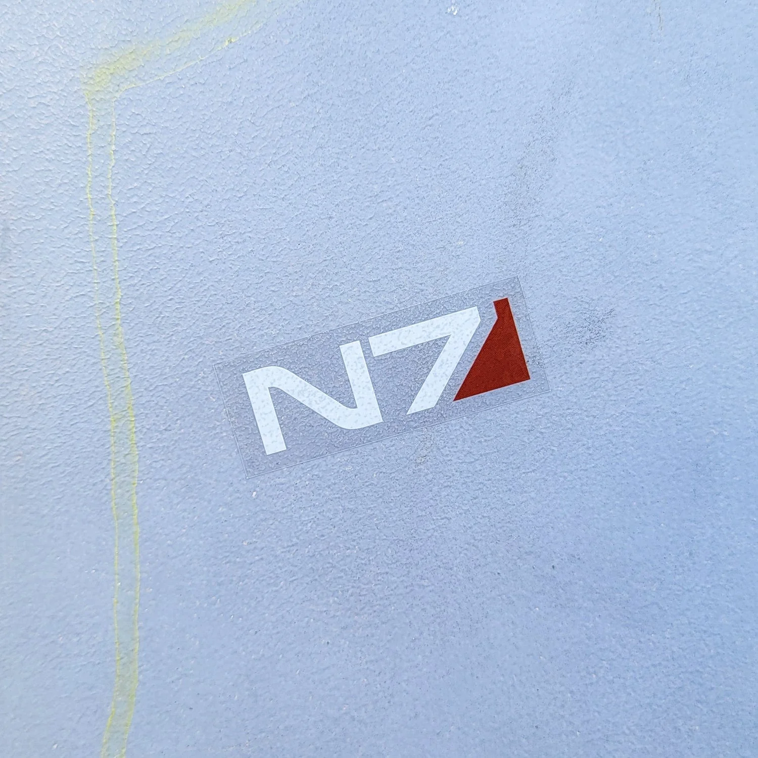 Mass Effect - N7 Emblem Transparent Sticker - Image 2