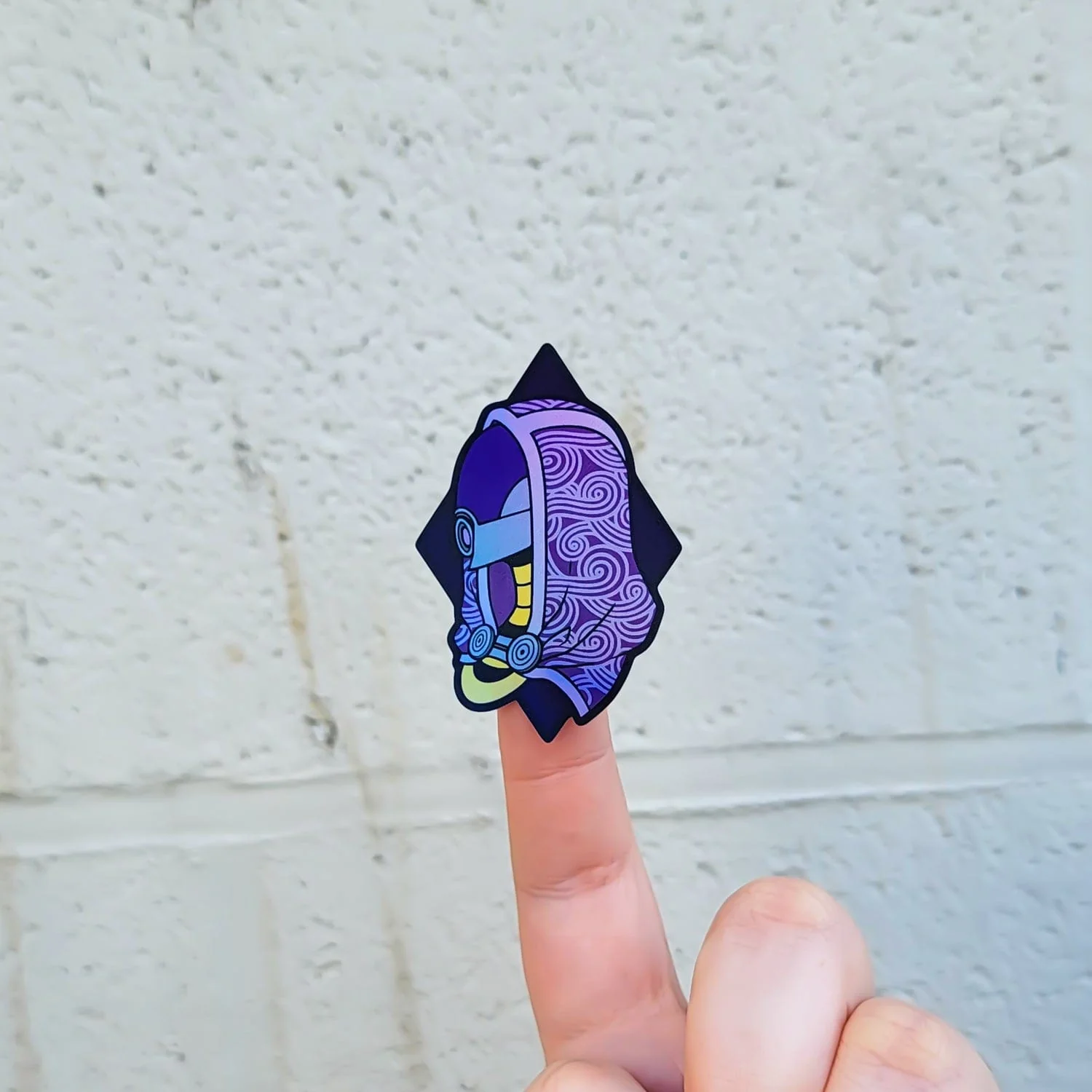Mass Effect - Tali'Zorah Portrait Holographic Sticker - Image 2