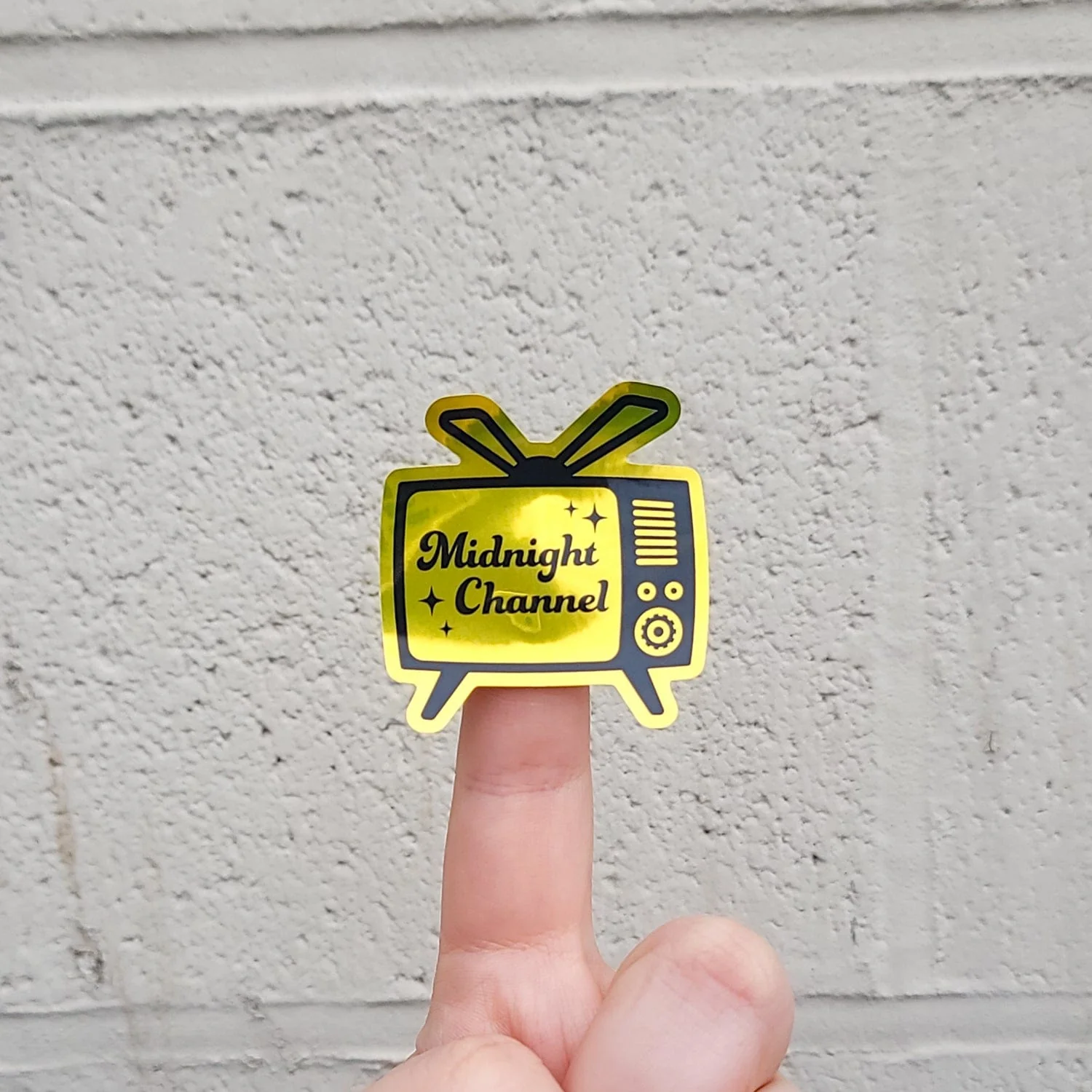 Persona 4 - Midnight Channel Metallic Sticker - Image 2