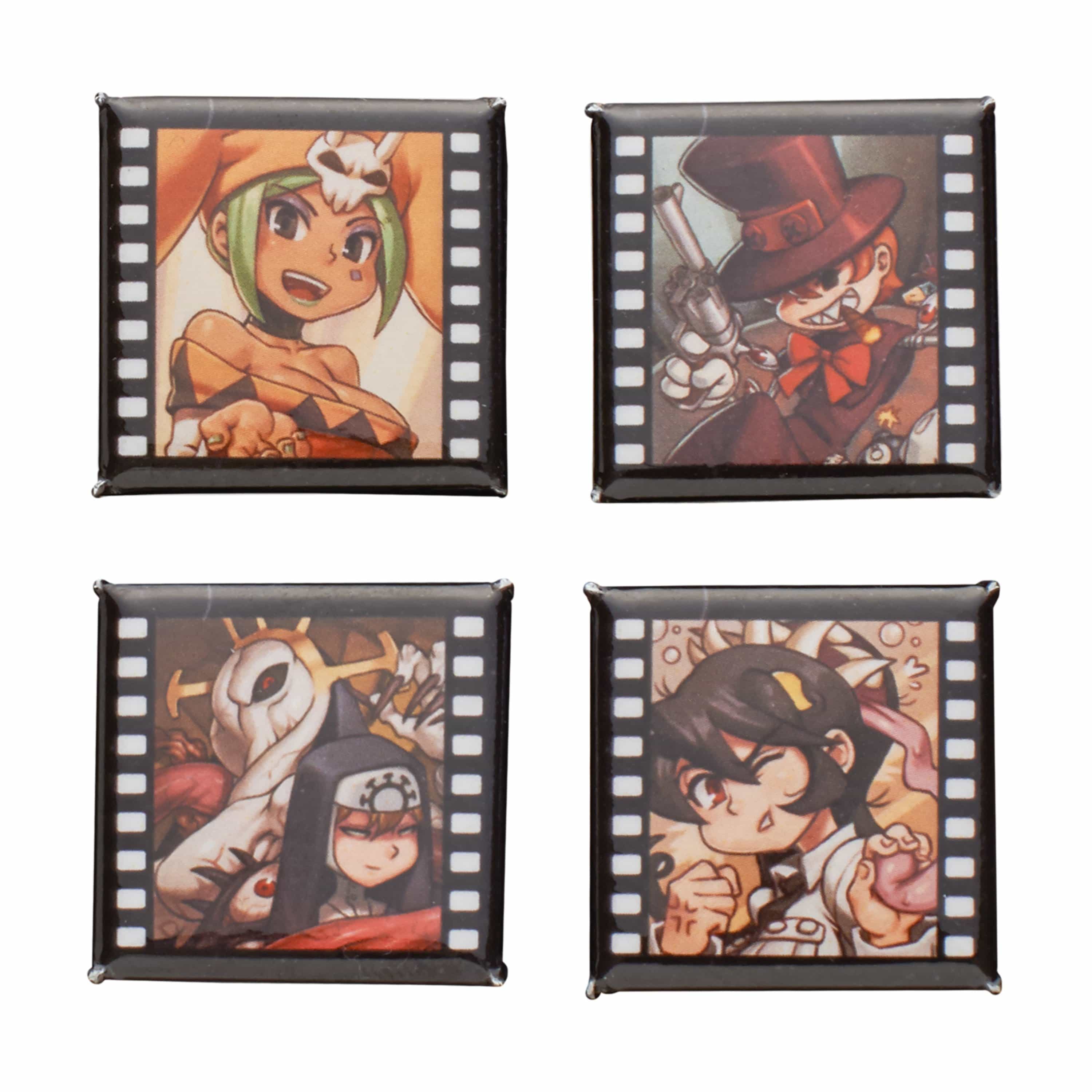 Skullgirls - Film Strip Button Pack: Series 1