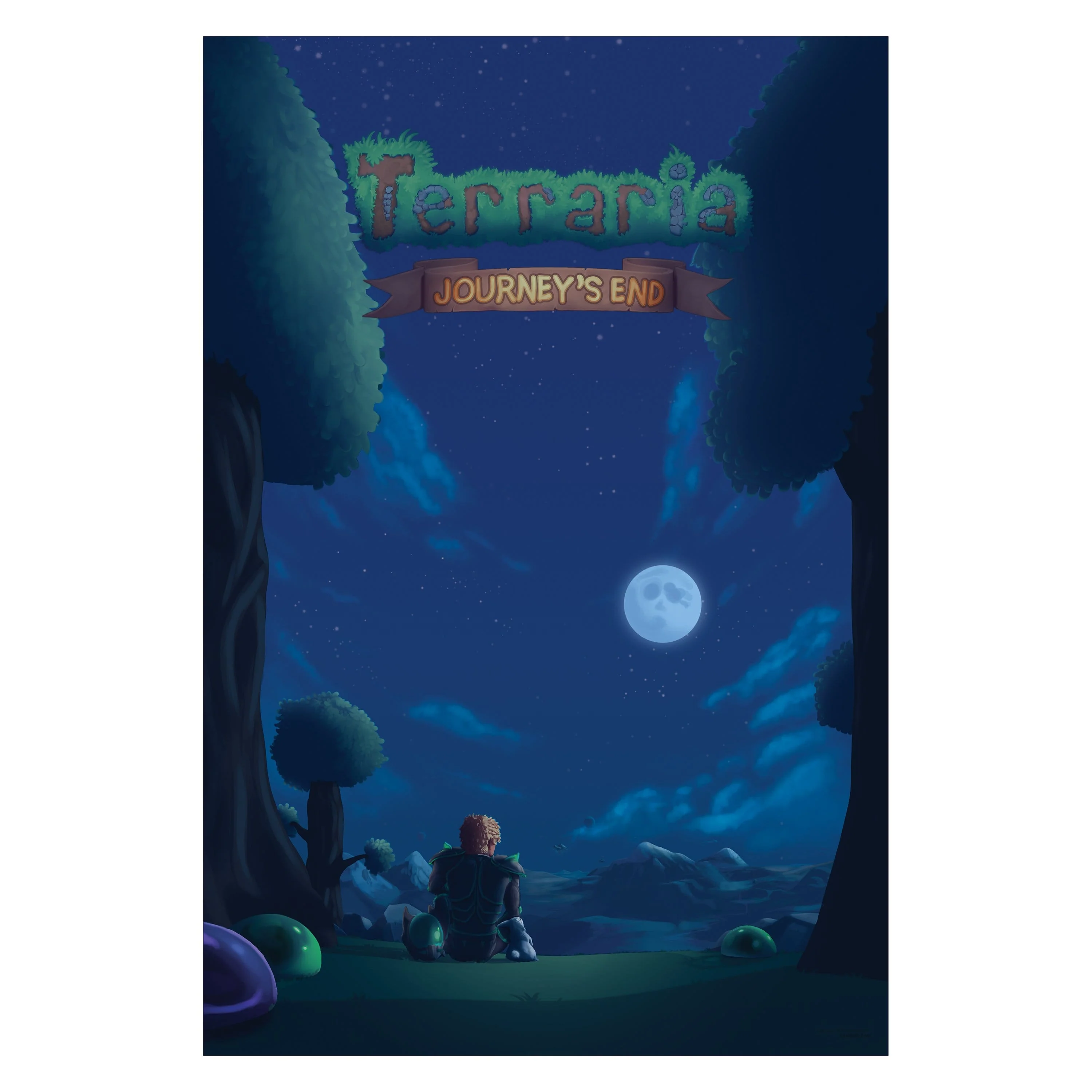 Terraria - Journey's End Night Mode Poster